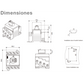 Desconectador de CC 1000V 32A 4 polos