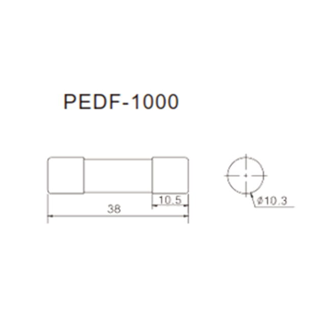 Fusible 1000V 4A