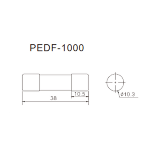 Fusible 1000V 4A